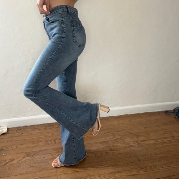 Blue flare jeans - Picture 1 of 5